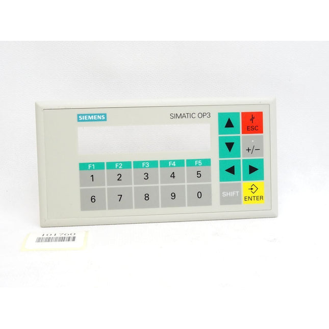 Siemens Front OP3 Panel 6AV3503-1DB10 leichte Kratzer - Maranos.de