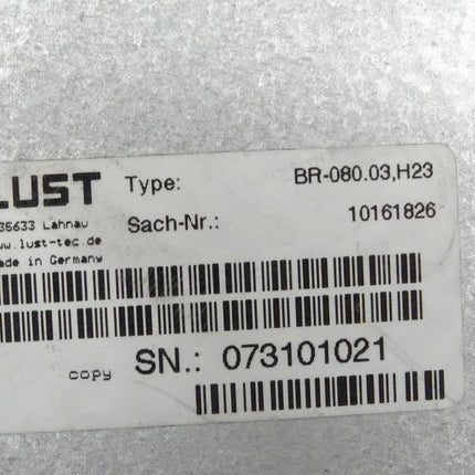 Lust BR-080.03,H23 Netzfilter Filter 10161826 - Maranos.de