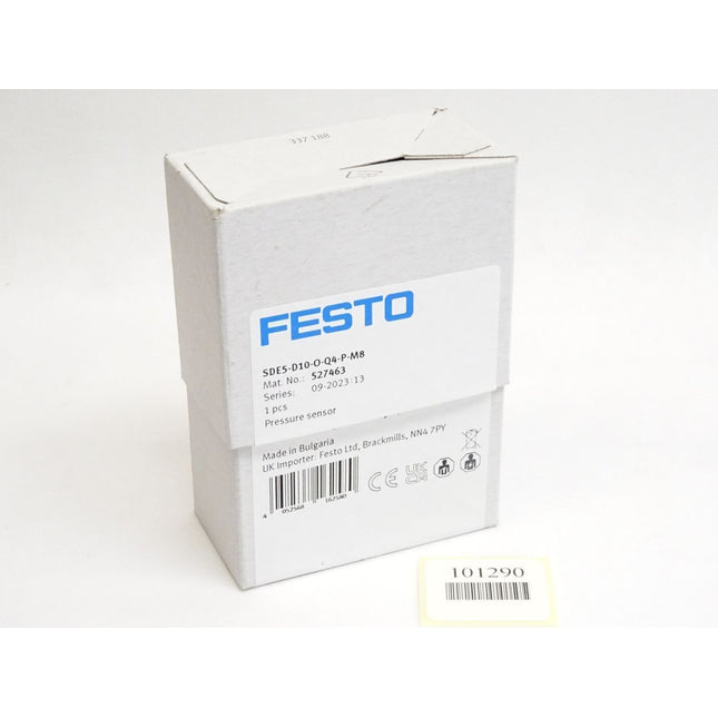 Festo Drucksensor 527463 SDE5-D10-O-Q4-P-M8 / Neu OVP versiegelt - Maranos.de