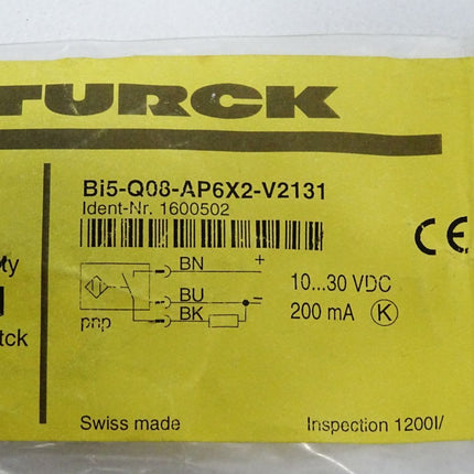 Turck Bi5-Q08-AP6X2-V2131 Induktiver Sensor / Neu OVP - Maranos.de