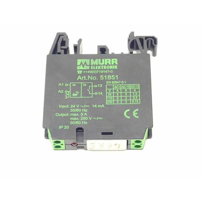 Murr Elektronik 51851 Ausgangsrelais 24V - Maranos.de