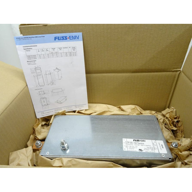 Fuss EMV Filter 3F480-180.290EM / Lenze No. 13537287 / QEV111AHFCIL NEU - Maranos.de