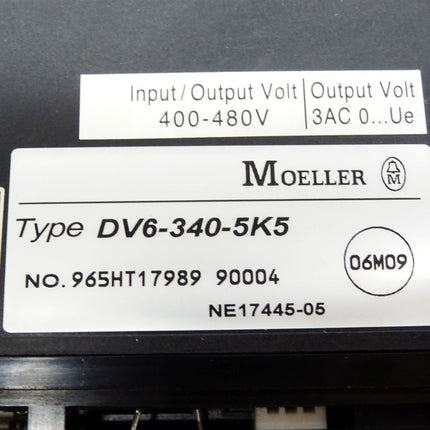 Moeller DV6-340-5K5 / 231400 / 400-480V / Vektor Frequenzumrichter - Maranos.de
