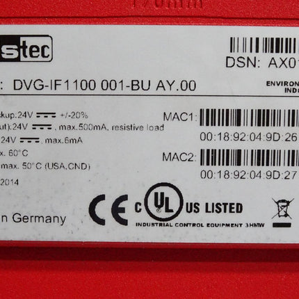 Adstec DVG-IF1100 001-BU AY.00 Industrial Firewall - Maranos.de