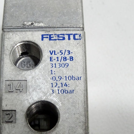 Festo 31309 VL-5/3E-1/8-B Pneumatikventil / Neu OVP - Maranos.de