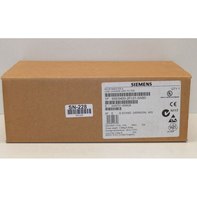 Siemens Micromaster 6ES6 400-2FL01-0AB0 / 6ES6400-2FL01-0AB0  Vers. A03 NEU/OVP - Maranos.de