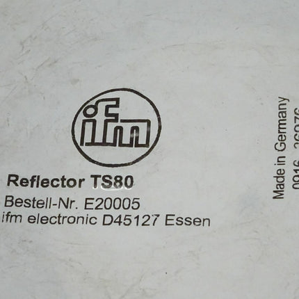 Ifm electronic Reflector TS80 / E20005 / Neu OVP - Maranos.de