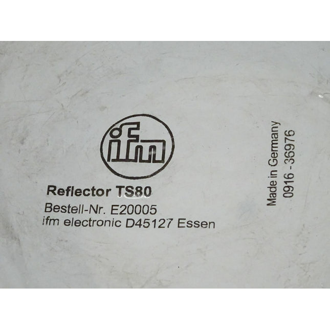 Ifm electronic Reflector TS80 / E20005 / Neu OVP - Maranos.de