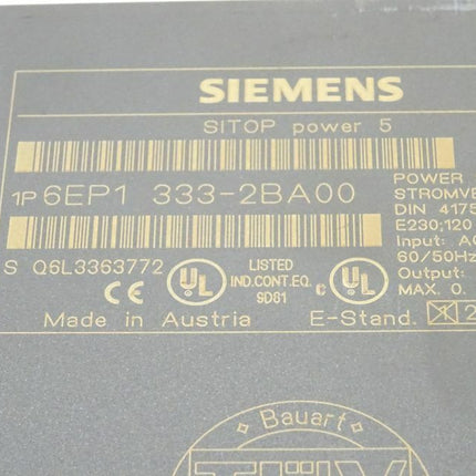 Siemens 6EP1333-2BA00 / 6EP1 333-2BA00 - Maranos.de