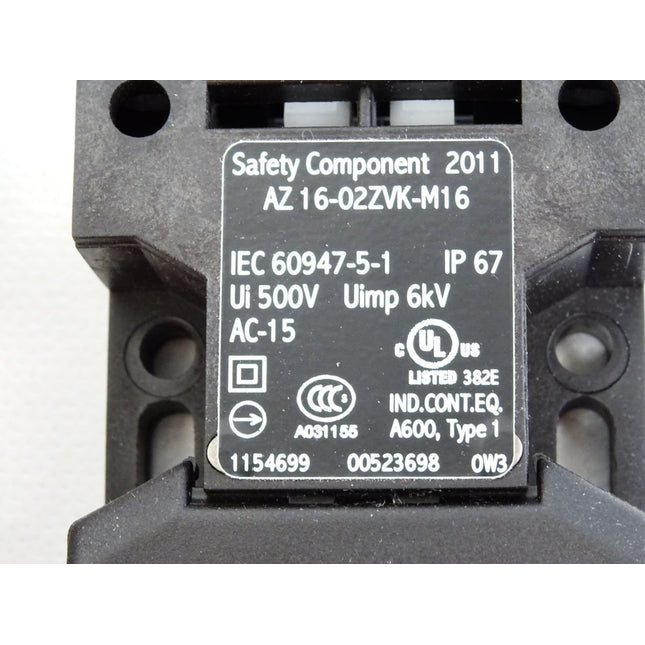 Schmersal Sicherheitsschalter 1154699 AZ 16-02ZVK-M16 / Neu OVP - Maranos.de
