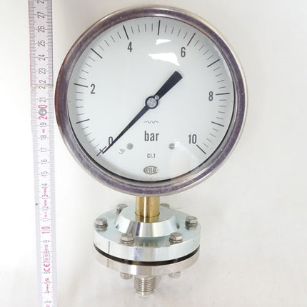 Wika Ettore Cella MTT150 Manometer 0-10bar / Neu - Maranos.de