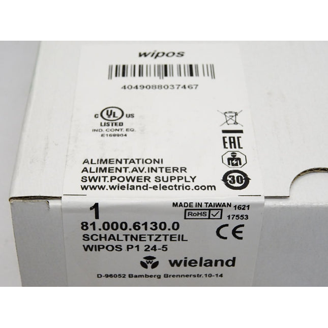 Wieland Wipos P1 24-5 81.000.6130.0 Schaltnetzteil / Neu OVP versiegelt - Maranos.de