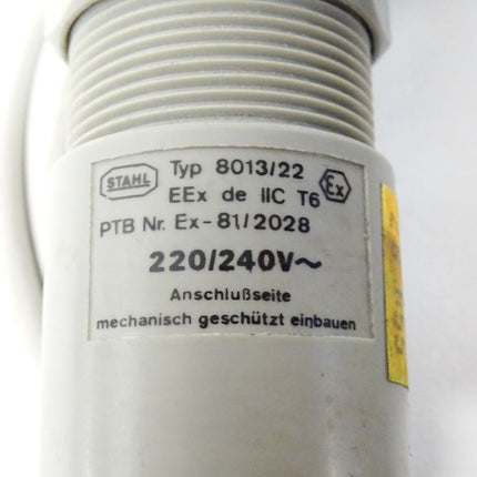 Stahl 8013/22 Ex-81/2028 / Einbau-Leuchtmelder rot - Maranos.de