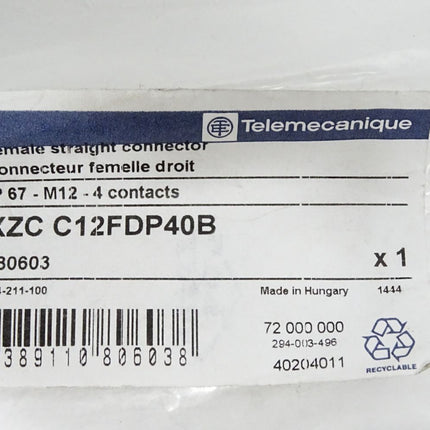 Telemecanique Schneider XZCC12FDP40B Steckverbinder / Neu OVP - Maranos.de