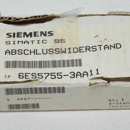 Siemens 6ES5755-3AA11 Anschlusswiederstand 6ES5 755-3AA11 Neu-OVP - Maranos.de