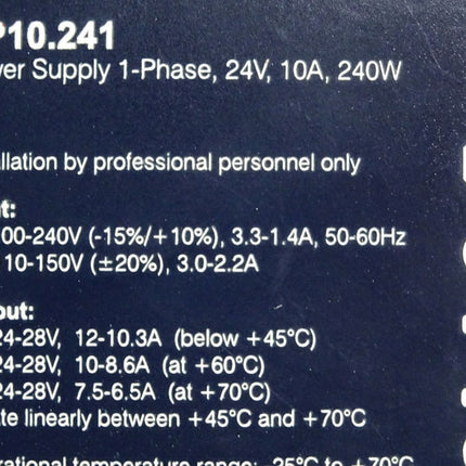 Puls CP10.241 Hutschienen-Netzteil 1-Phase 24V 10A 240W - Maranos.de