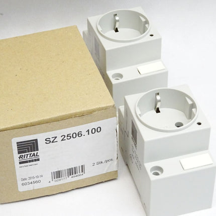 Rittal SZ2506.100 / Inhalt : 2 Steckdose / Neu OVP - Maranos.de