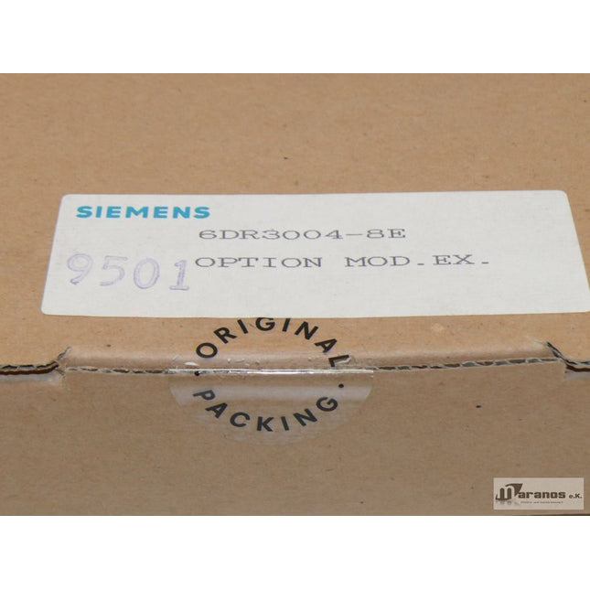 NEU-OVP Siemens 6DR3004-8E Option Mod. Ex. 6DR3 004-8E Versiegelt - Maranos.de