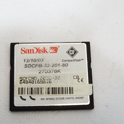 B&R 5CFCRD.0032-02 CompactFlash 32MB - Maranos.de