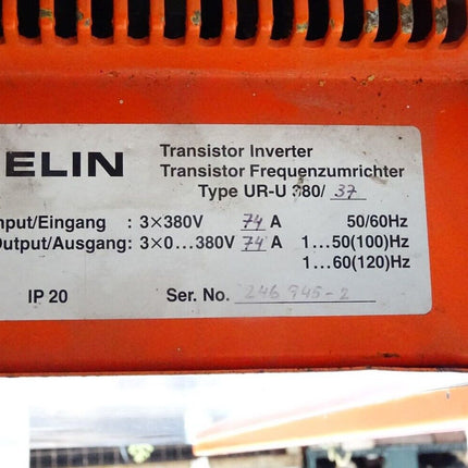 Elin electronic ELDRIVE Transistor Frequenzumrichter UR-U 380/37 37kW - Maranos.de