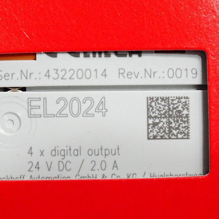 Beckhoff EL2024 digitale Ausgangsklemme / Neu OVP versiegelt - Maranos.de