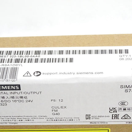 Siemens 6ES7323-1BL00-0AA0 6ES7 323-1BL00-0AA0 / Neu OVP versiegelt - Maranos.de