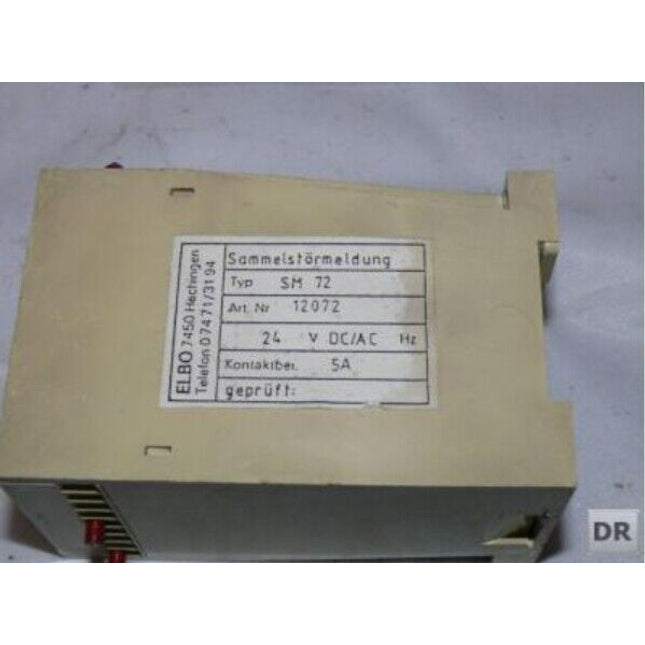 Elbo Sammelstörmeldung SM 72 - Maranos.de