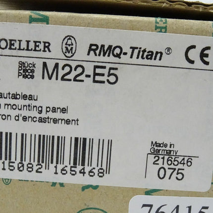 Moeller M22-E5 Einbautableau / 216546 NEU-OVP 2 Stück - Maranos.de