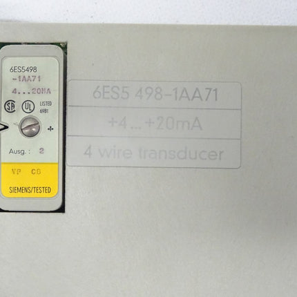 Siemens 6ES5460-4UA12 Simatic S5 6ES5 460-4UA12 E:04 - Maranos.de