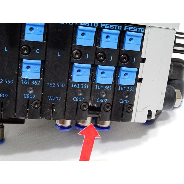 Festo 18210 CPV14-VI Ventilinsel + 165811 Elektrik-Anschaltung CPV14-GE-DI01-8 - Maranos.de