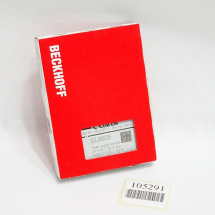 Beckhoff EL9505 Netzteilklemme Rev. 0018 / Neu OVP versiegelt - Maranos.de