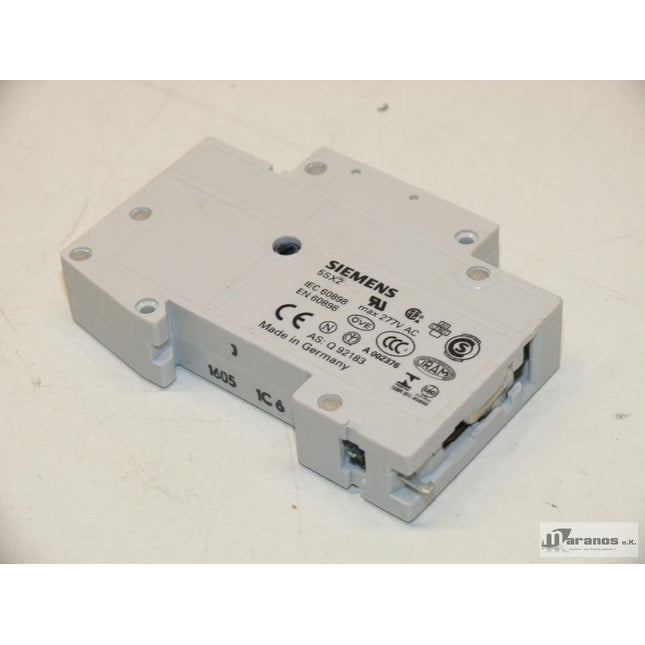 Siemens SX2 C6 Leistungsschutzschalter SX 2 C6 max 277V - Maranos.de