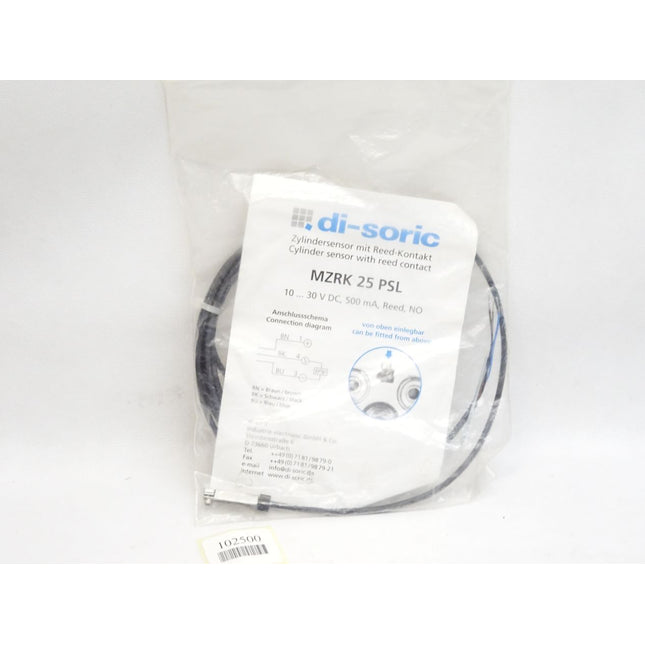 Di-Soric Zylindersensor MZRK 25 PSL / Neu OVP - Maranos.de