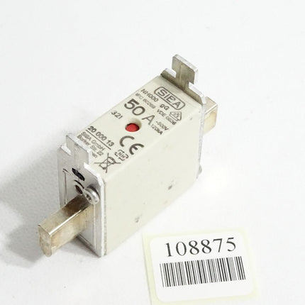 SIBA NH000 gG 50A 500VAC 120kA 2000013 20 000 13 - Maranos.de