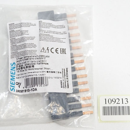 Siemens 3-Phasen Sammelschiene 3RM1910-1DA / Neu OVP - Maranos.de