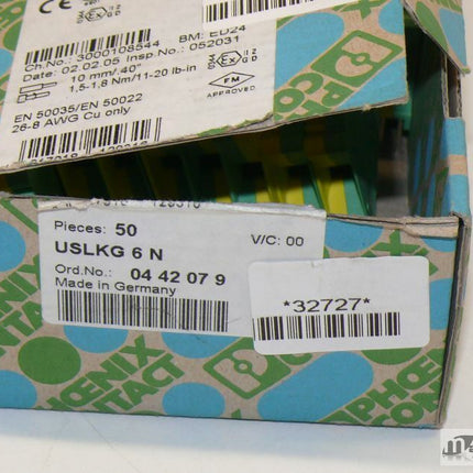 Neu-OVP: Phoenix Contact USLKG 6 N 0442079 39Stück Reihenklemmen 04 42 079 - Maranos.de