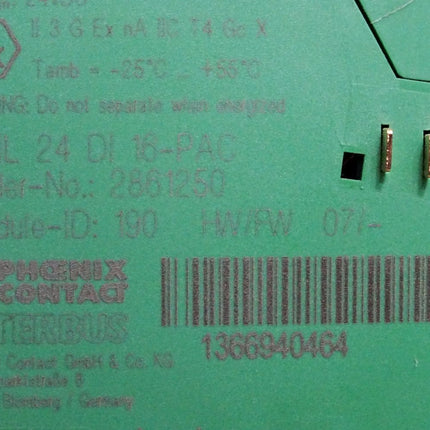 Phoenix Contact 2861250 IB IL 24 DI 16-PAC - Digitalmodul - Maranos.de