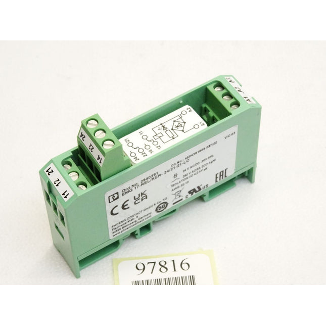 Phoenix Contact 2940391 EMG 17-REL/KSR- 24/21-21-LC Relaismodul - Maranos.de