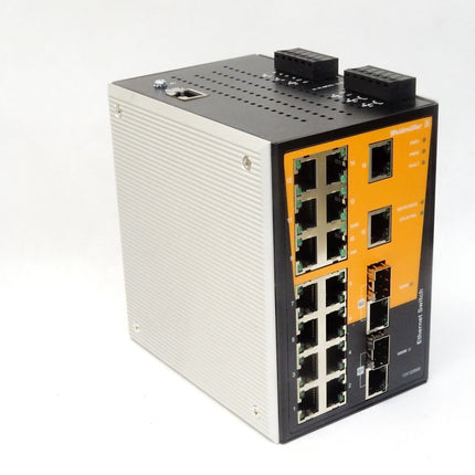 Weidmüller Network switch 1241320000 IE-SW-PL18M-2GC-16TX / Neuwertig OVP - Maranos.de
