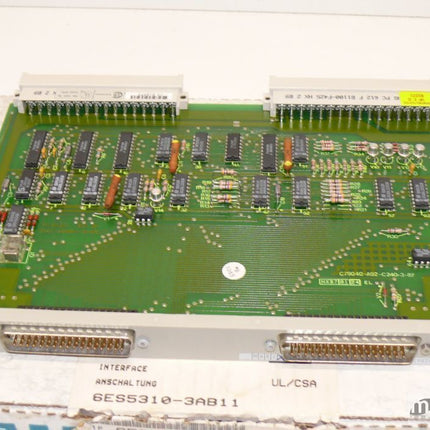NEU-OVP Siemens 6ES5310-3AB11 Anschaltung Interface Modul 6ES5 310-3AB11 E:06 - Maranos.de