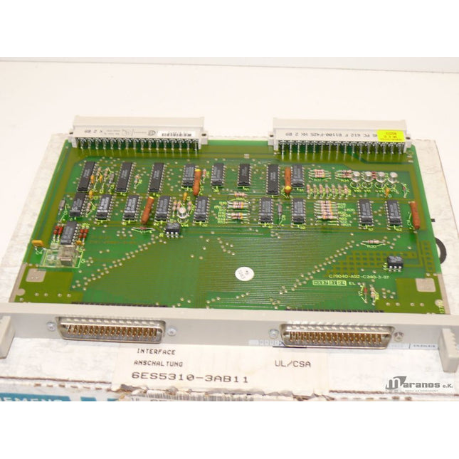 NEU-OVP Siemens 6ES5310-3AB11 Anschaltung Interface Modul 6ES5 310-3AB11 E:06 - Maranos.de