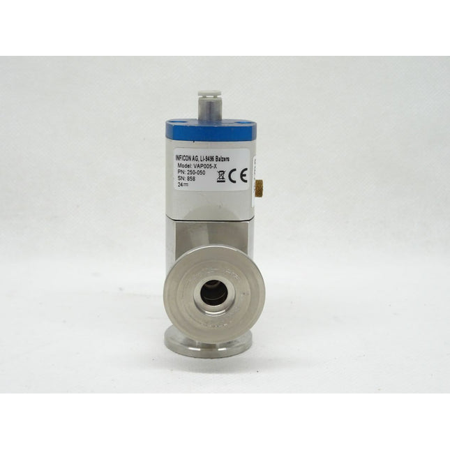 Inficon AG VAP005-X pneumatisches Vakuum Eckventil 250-050 - Maranos.de