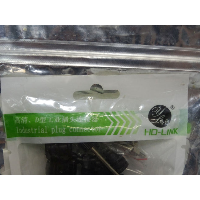 HD-LINK INDUSTRIAL PLUG CONNECTOR DB15 YL-SCD-15M YL-SCD-15F / Neu OVP - Maranos.de