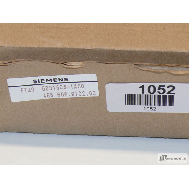 Neu OVP: Siemens Simadyn D Prozzesmodul  6DD1606-1AC0 / 6DD1 606-1AC0 - Maranos.de