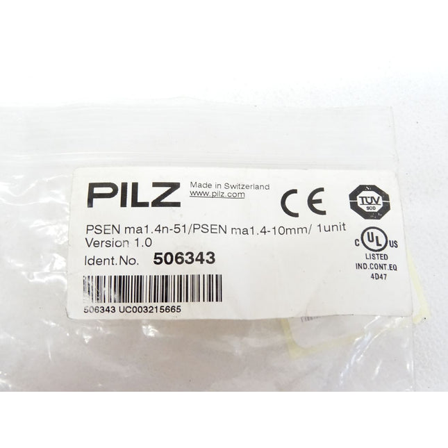 Pilz 506343 / switch 506313 PSEN ma1.4n-51 / 506301 actuator PSEn ma1.4-10mm / Neu OVP - Maranos.de