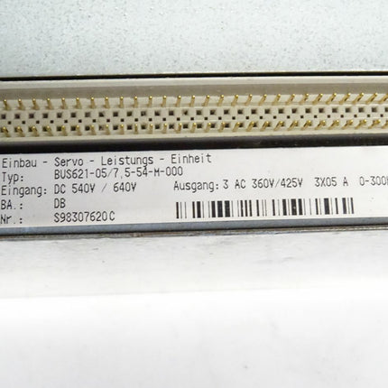 Baumüller BUS621-05/7,5-54-M-000 Servo Leistungs Einheit - Maranos.de
