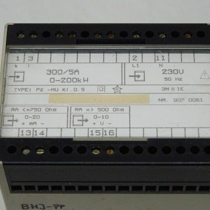 Edwin Jörns Pz-MU Kl. 0,5 / 300/5A / 0-200kW / 230V / 907 0051 - Maranos.de