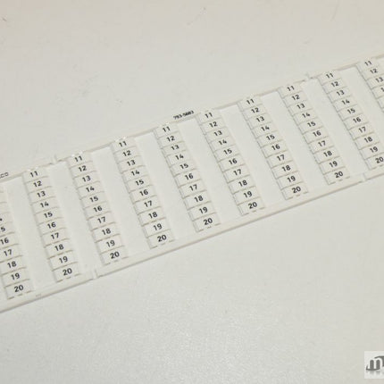 NEU 1x Wago 793-5603 Bezeichnungskarten - Maranos.de