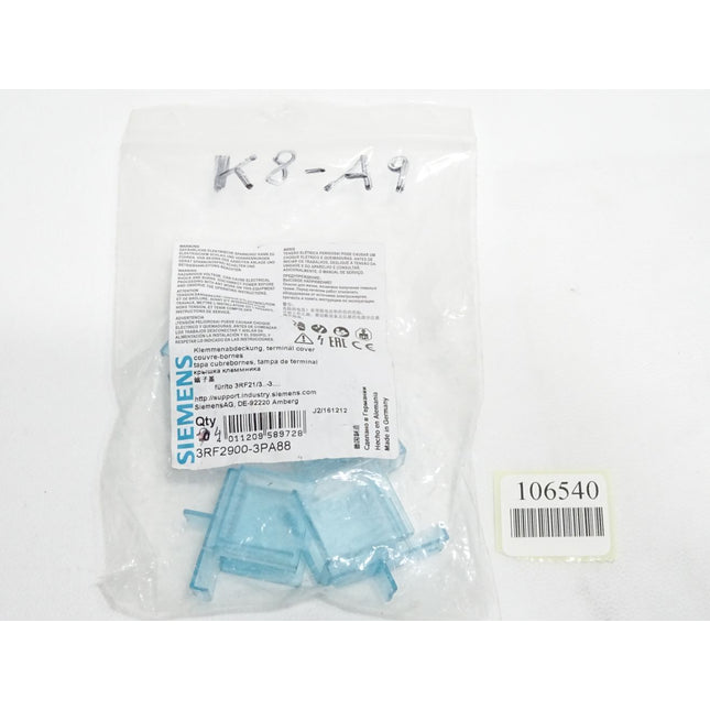 Siemens Klemmenabdeckung 3RF2900-3PA88 / Inhalt:4 Stück / Neu OVP - Maranos.de