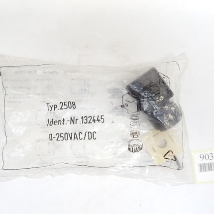 Bürkert 132445 / Gerätesteckdose 28mm, 3 polig / Typ 2508 / Neu OVP - Maranos.de